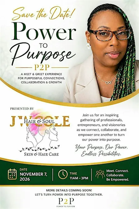 ✨ SAVE THE DATE | POWER TO PURPOSE (P2P) BRUNCH EXPERIENCE ✨