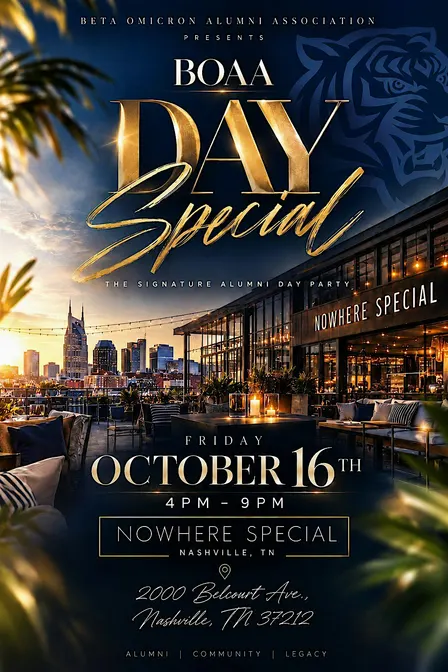 TSU HOMECOMING 2026  DAY PARTY | BOAA DAY Special | Nashville, TN