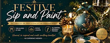 Festive Sip and Paint