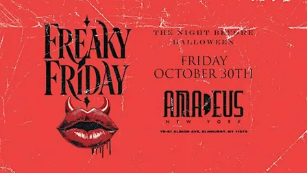 Friday, October 30th, 2026 — The Night Before Halloween at Amadeus