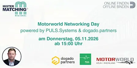Motorworld Networking Day powered by PULS.systems & dogado.partners