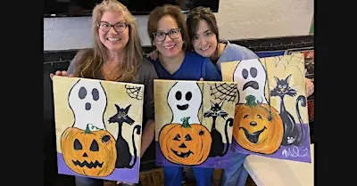 Halloween Craft, Paint and Sip- your choice