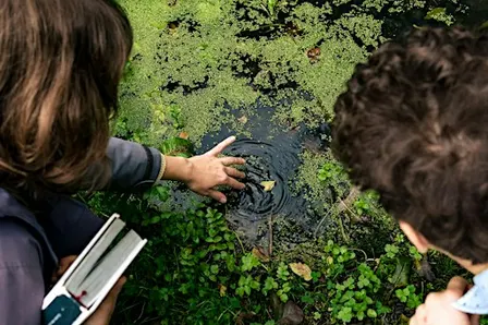 Visite du site semi-naturel du Moeraske