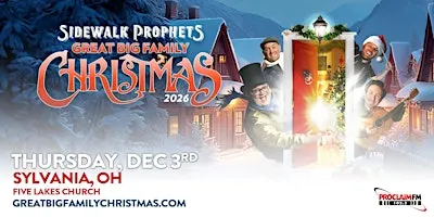 Sidewalk Prophets - Great Big Family Christmas Sylvania, OH