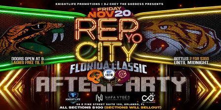Rep Yo City | Classic Weekend Kick-Off Party