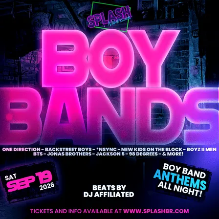 Boy Bands Night!