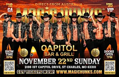 MAGIC HUNKS AUSTRALIA TAKEOVER SAINT CHARLES,MO!