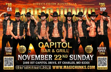 MAGIC HUNKS AUSTRALIA TAKEOVER  SAINT CHARLES,MO!