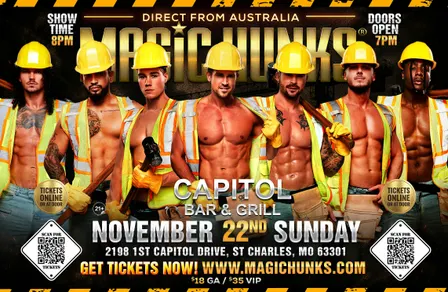 MAGIC HUNKS AUSTRALIA TAKEOVER  SAINT CHARLES, MO!