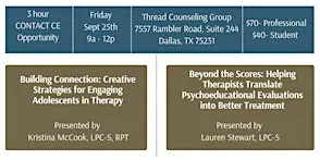 Continuing Education for Dallas Counselors