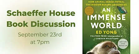 Schaeffer House Book Discussion