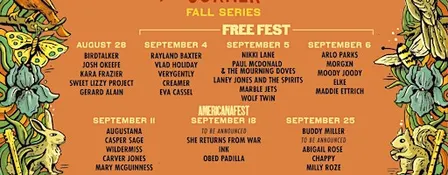 Musicians Corner Fall Series