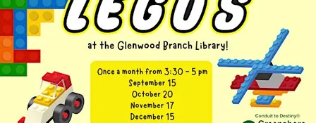LEGO's at the Glenwood Branch!