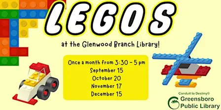 LEGO's at the Glenwood Branch!
