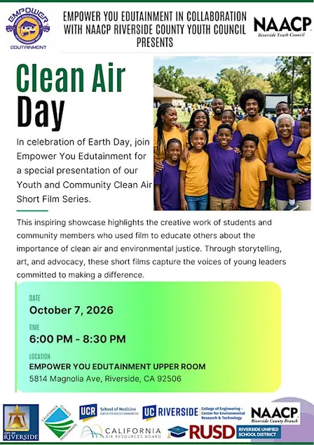 Empower You Edutainment: Youth and Community Clean Air Short Film Series.