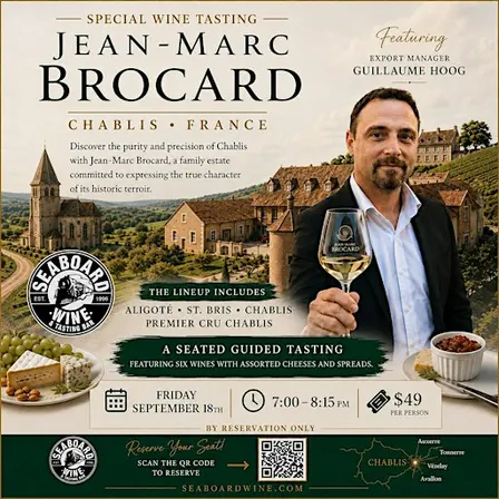A special Chablis wine tasting from Jean-Marc Brocard