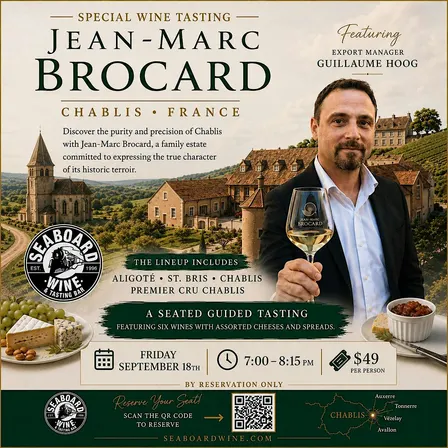 A special Chablis wine tasting from Jean-Marc Brocard