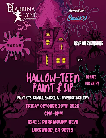 HallowTeen Paint & Sip