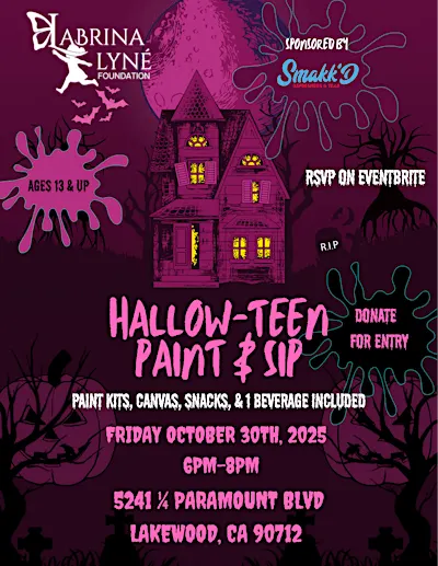 HallowTeen Paint & Sip