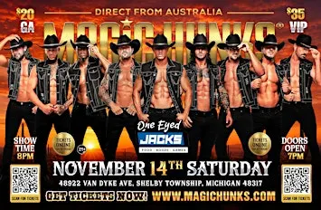 MAGIC HUNKS AUSTRALIA TAKEOVER SHELBY TOWNSHIP,MI!