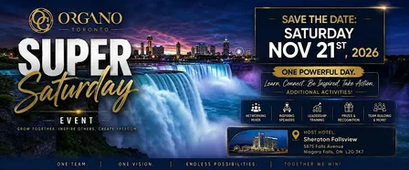 ORGANO SUPER SATURDAY In NIAGARA FALLS