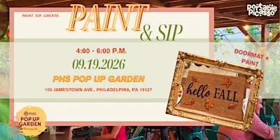 Paint & Sip - DIY Doormat Workshop