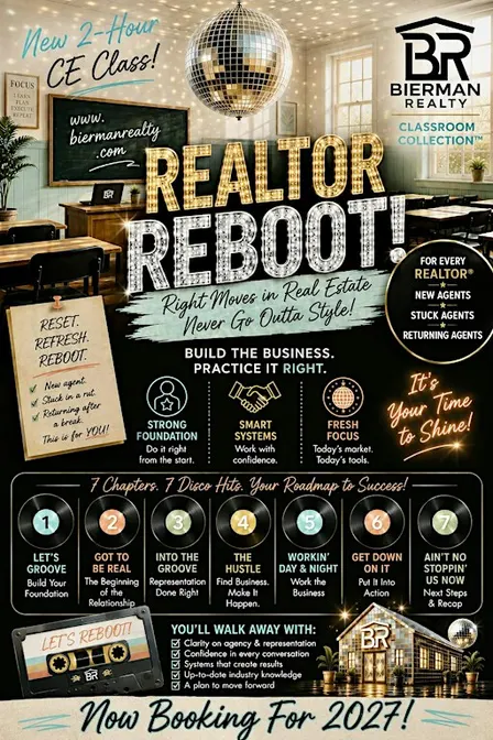 REALTOR REBOOT; Right Moves In Real Estate The Never Go Outta Style!