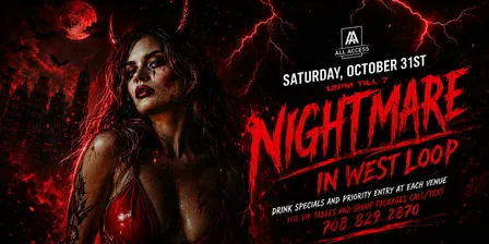 NIGHTMARE IN WEST LOOP - Chicago's BIGGEST Halloween Bar Crawl