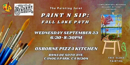 Paint n Sip: Fall Lake Path