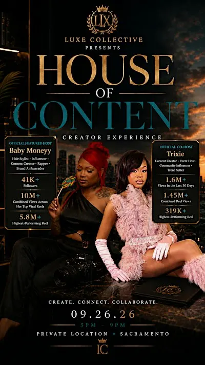 House of Content | Sacramento’s Exclusive Creator Experience