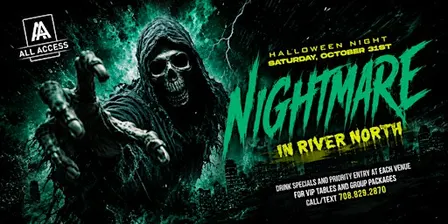 NIGHTMARE IN RIVER NORTH- Chicago's BIGGEST Halloween Bar Crawl