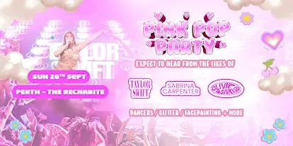 The Pink Pop Party - Perth