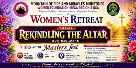 Women's Retreat 2026 — Rekindling the Altar | MFM Mega Region 2