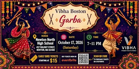 Vibha Boston Garba 2026 - An Evening of Dance, Culture & Giving