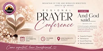 Gen218 Regional Prayer Conference 2026 | MFM Mega Region 2