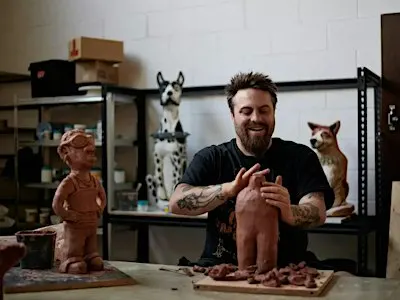 Art Steps Clay workshop with Billy Bain