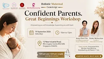 Confident Parents, Great Beginnings Workshop