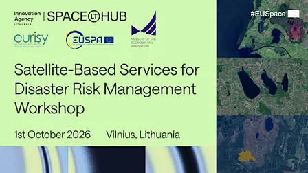 Satellite-based Services for Disaster Risk Management Workshop in Lithuania