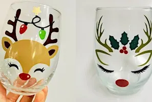 Wine trail - Reindeer-Glass Painting