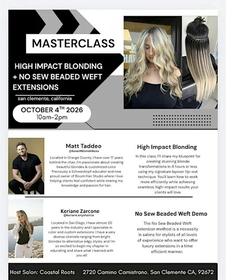 High Impact blonde and No Sew Weft