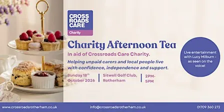 Crossroads Care Charity Afternoon Tea