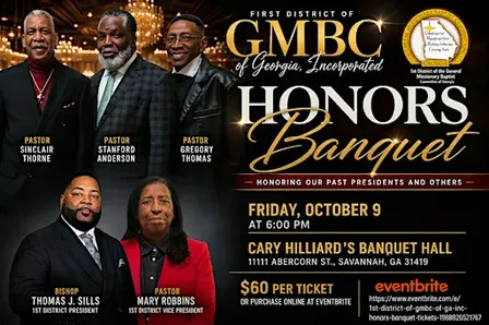 1st District of GMBC of Ga. Inc. Honors Banquet