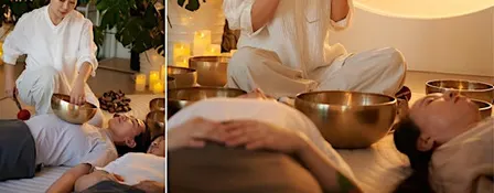 For Two People: A Synchronized Harmony through Sound Massage & Healing