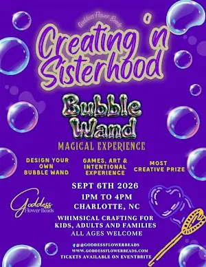 Bubble Wand Crafting & Creative Play Experience