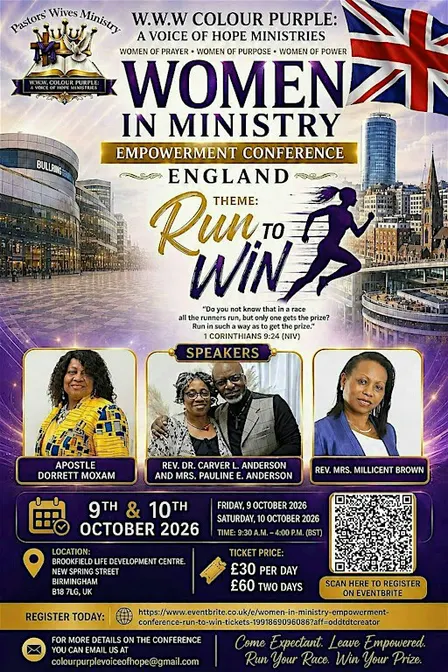 Women In Ministry: Empowerment Conference "RUN TO WIN"