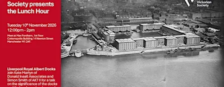 Talk on Liverpool Docks Refurbishment talk by Kate Martin of Donald Insall