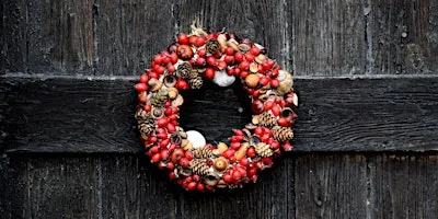 Foraged Christmas Wreath Making with Foraged themed Tea and Cakes Brighton