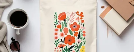 Custom Tote Bag Painting $55