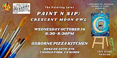 Paint n Sip: Crescent Moon Owl