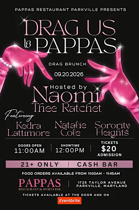 Drag Us to Pappas - Drag Brunch